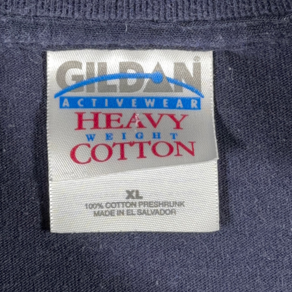 Vintage Duct Tape Shirt Adult EXTRA LARGE Blue Fix Anything Handyman Funny Y2K - Picture 3 of 5